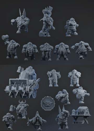 Dwarf fantasy football team - fantasy,