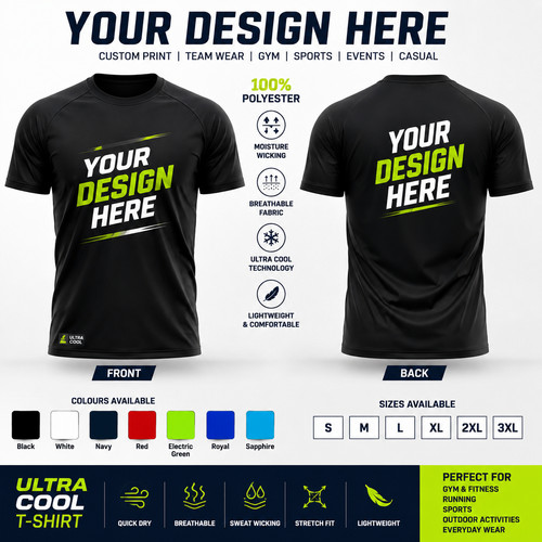 Custom ultra cool polyester - ultra, t