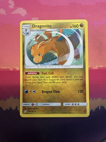 Pokemon card dragonite team - dragonite, up