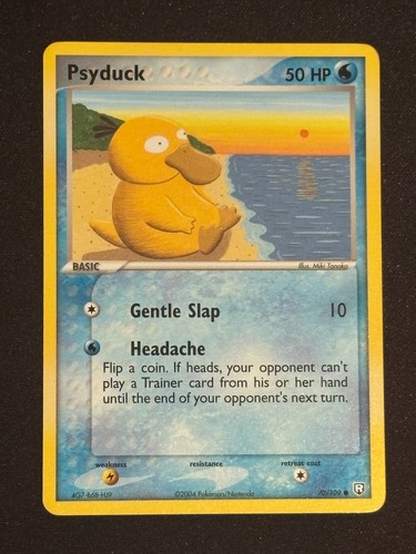Psyduck 109 team rocket - psyduck, ex