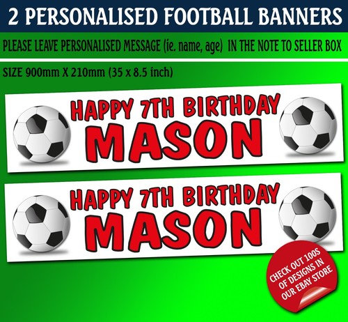 Personalised birthday banner - personalised,