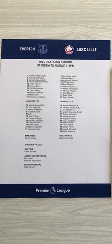 Everton lille team - everton,