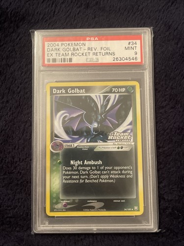 Pokémon tcg dark golbat card - tcg,