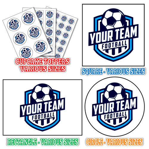 Any football team logo - football,