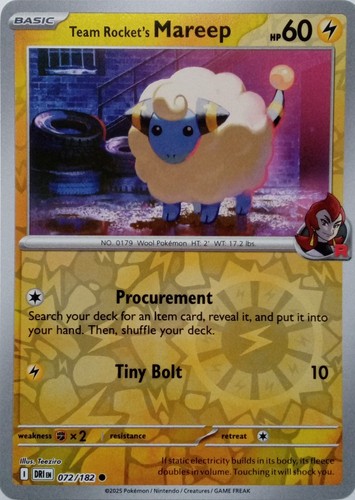 072 182 team rocket mareep - 072/182,