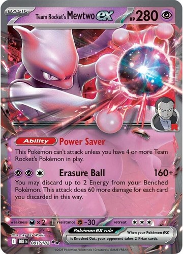 Team rocket mewtwo - rocket's, ex