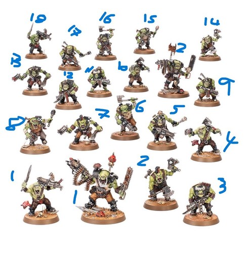 Ork boyz singles warhammer - ork,