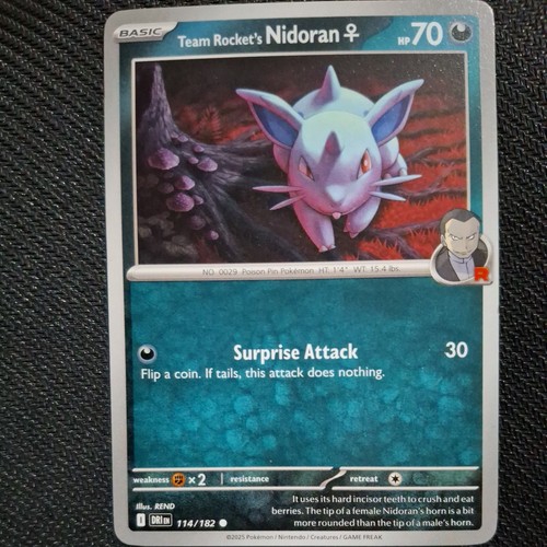 Team rocket nidoran 114 182 - team,